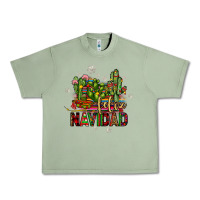 Oil Green feliz navidad cactus Urban Heavy Tee - JahusDesignShop