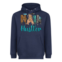 Navy nail hustler bbs Heavyweight Hoodie - BundleAndBundleShop