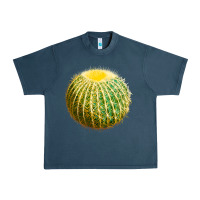 Midnight Navy Golden Barrel Cactus Urban Heavy Tee - LillyAllenDesigns
