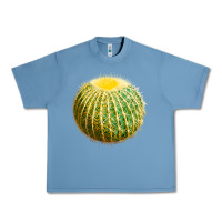 Pebble Blue Golden Barrel Cactus Urban Heavy Tee - LillyAllenDesigns