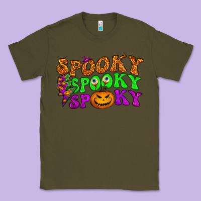 Spooky With Lightning Bolt Classic Tee Designed By Bundleandbundleshop