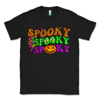 Black spooky with lightning bolt Classic Tee - BundleAndBundleShop
