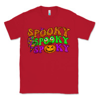 Red spooky with lightning bolt Classic Tee - BundleAndBundleShop