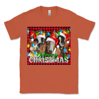 Copper Merry Christmas  With Goats Classic Tee - LillyAllenDesigns