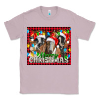 Lilac Merry Christmas  With Goats Classic Tee - LillyAllenDesigns
