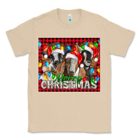 Mushroom Merry Christmas  With Goats Classic Tee - LillyAllenDesigns