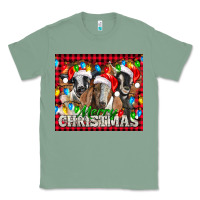 Sage Merry Christmas  With Goats Classic Tee - LillyAllenDesigns