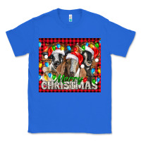 True Royal Merry Christmas  With Goats Classic Tee - LillyAllenDesigns
