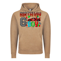 Vintage Coffee birthday boy 6 Vintage Hoodie - BundleAndBundleShop