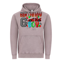Vintage Zinc birthday boy 6 Vintage Hoodie - BundleAndBundleShop