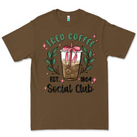 Cacao iced coffee social club Premium Tee - MaliasSmallBusiness
