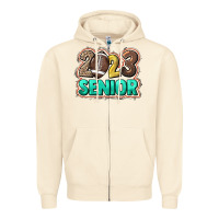 Sandshell 2023 senior football Zipper Hoodie - HowdyJamesFarm