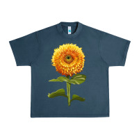 Midnight Navy Gummy Bear Sunflower Urban Heavy Tee - LillyAllenDesigns