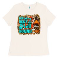 Bone Whiskey Bent and Hell Bound Ladies Tee - Jasminsmagicworld