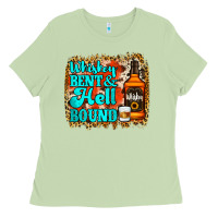 Matcha Whiskey Bent and Hell Bound Ladies Tee - Jasminsmagicworld