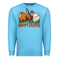 Ocean Blue Happy Easter Sports Premium Sweatshirt - BundleAndBundleShop