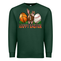 Sports Green Happy Easter Sports Premium Sweatshirt - BundleAndBundleShop