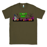 Army Green spooky mimi libbey glass Classic Tee - BundleAndBundleShop