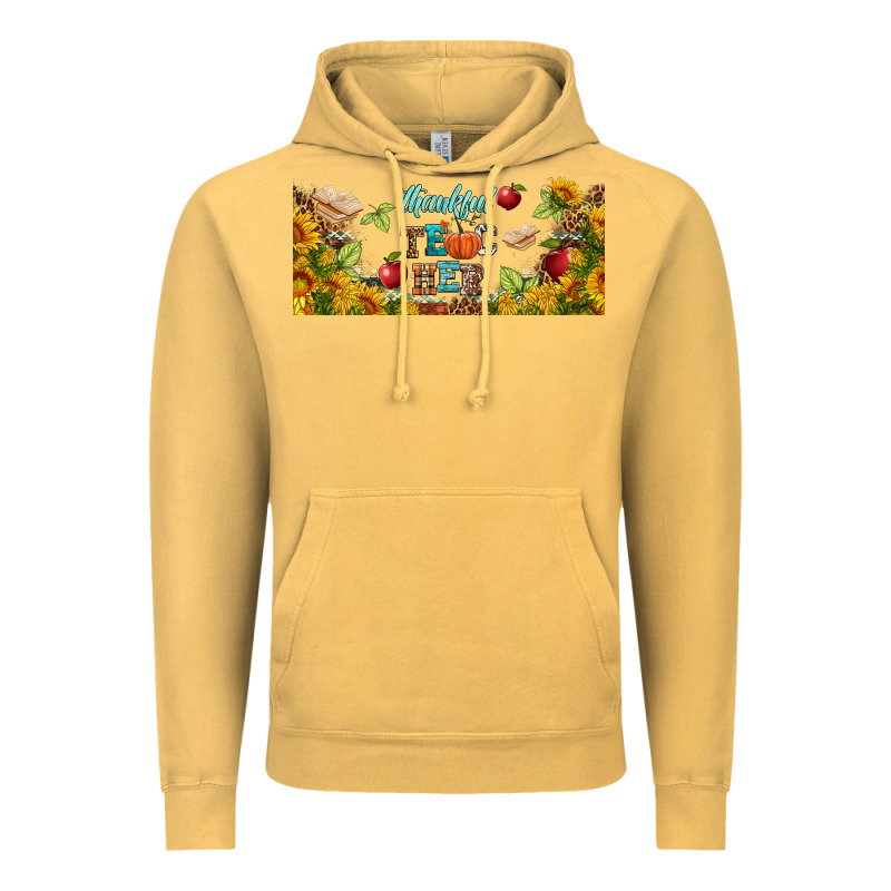 Thankful Teacher Fall Libbey Glass Vintage Hoodie by BundleAndBundleShop | Teevron