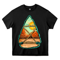 Black western desert arrowhead Heavy Core Tee - Jasminsmagicworld