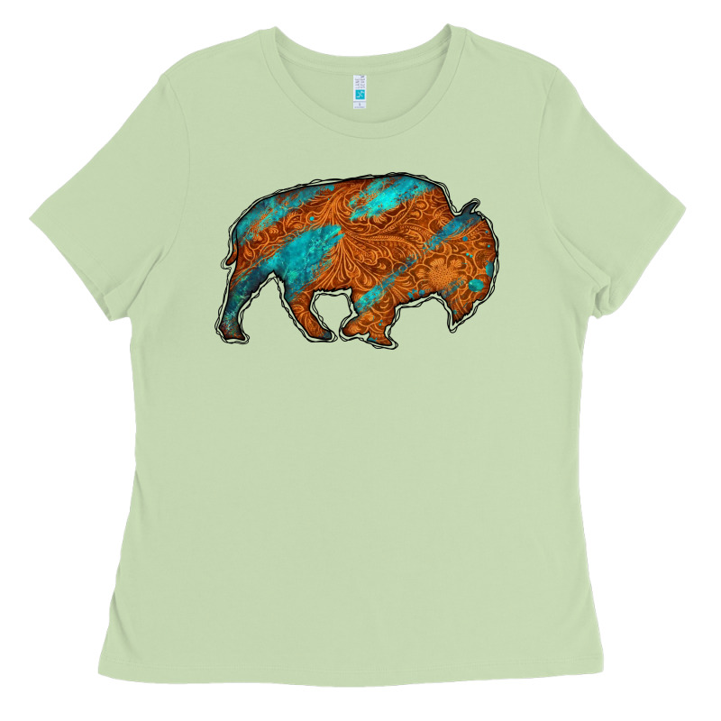 Bison Ladies Tee by Jasminsmagicworld | Teevron