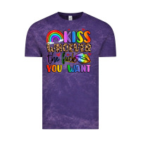 Cloud Purple kiss whoever the fuck you want Vintage Tee - LillyAllenDesigns