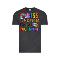 Vintage Black kiss whoever the fuck you want Vintage Tee - LillyAllenDesigns