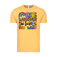 Vintage Mustard kiss whoever the fuck you want Vintage Tee - LillyAllenDesigns