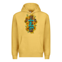 Antique Gold faith sunflower leopard cross olivia Premium Hoodie - OliviaCreatesArt