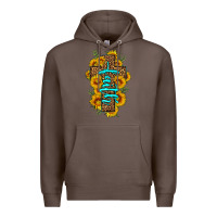 Coffee faith sunflower leopard cross olivia Premium Hoodie - OliviaCreatesArt