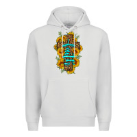 Dove Grey faith sunflower leopard cross olivia Premium Hoodie - OliviaCreatesArt