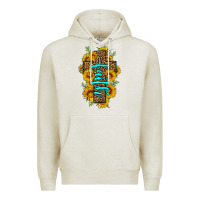 Oatmeal Heather faith sunflower leopard cross olivia Premium Hoodie - OliviaCreatesArt