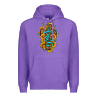 Purple faith sunflower leopard cross olivia Premium Hoodie - OliviaCreatesArt