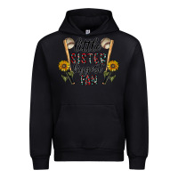 Black little sister biggest fan Urban Hoodie - CowhideDigitalArt