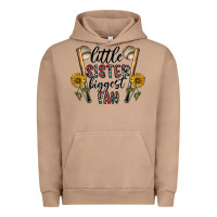 Pigment Burro little sister biggest fan Urban Hoodie - CowhideDigitalArt