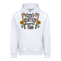 White little sister biggest fan Urban Hoodie - CowhideDigitalArt