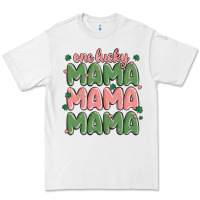 White one lucky mama Premium Tee - MaliasSmallBusiness