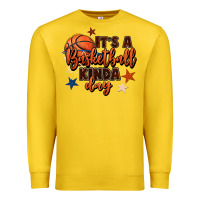 Lemon it's a basketball kinda day Premium Sweatshirt - FaDigitalArtStudio