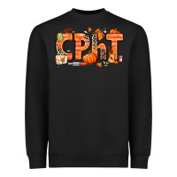Black Fall CPHT Pharmacy Technician Heavyweight Sweatshirt - texasbilliewilder