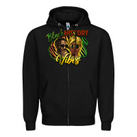 Black Black history Zipper Hoodie - HowdyJamesFarm