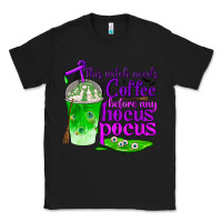 Black this witch needs coffee before any hocus pocus Classic Tee - BundleAndBundleShop