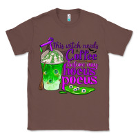 Chestnut this witch needs coffee before any hocus pocus Classic Tee - BundleAndBundleShop