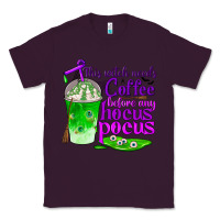 Plum this witch needs coffee before any hocus pocus Classic Tee - BundleAndBundleShop