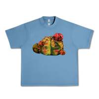 Pebble Blue Gymnocalycium Variegated Cactus Urban Heavy Tee - LillyAllenDesigns