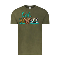 Vintage Olive girl mama Vintage Tee - JahusDesignShop