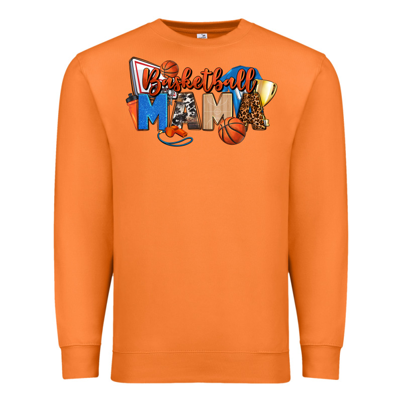 Basketball Mama Premium Sweatshirt by FaDigitalArtStudio | Teevron