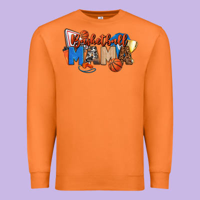 Basketball Mama Premium Sweatshirt Designed By Fadigitalartstudio