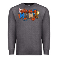 Charcoal Heather basketball mama Premium Sweatshirt - FaDigitalArtStudio