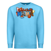 Ocean Blue basketball mama Premium Sweatshirt - FaDigitalArtStudio