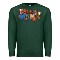 Sports Green basketball mama Premium Sweatshirt - FaDigitalArtStudio